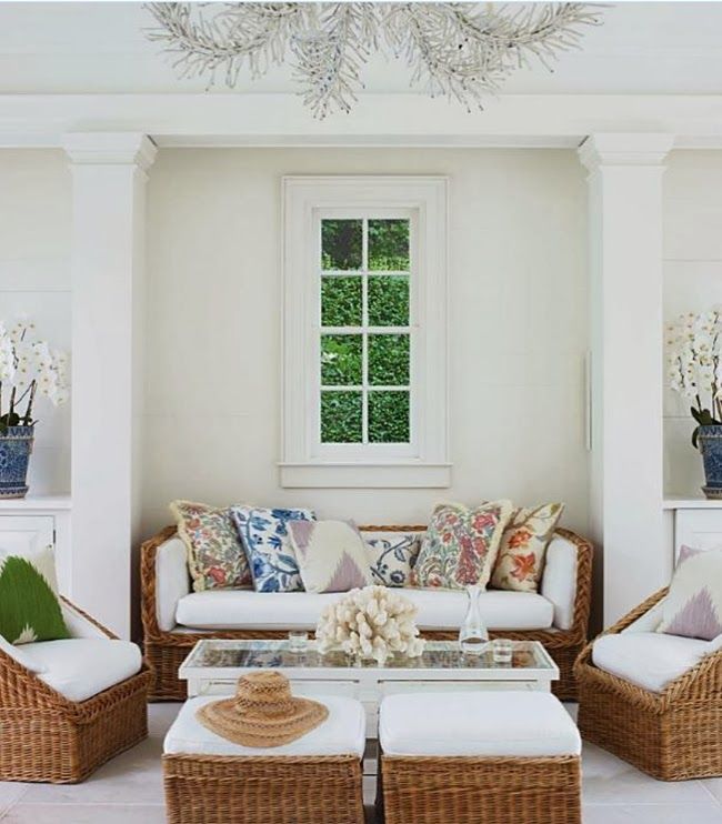 Aerin Lauder Beauty at Home outdoor area