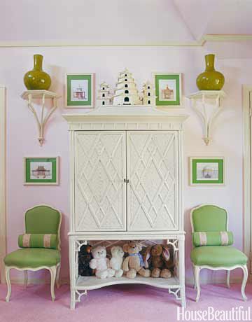 Green and Pink Girls Room HB