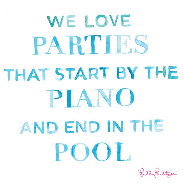 Lilly Pullitzer Pool Quote