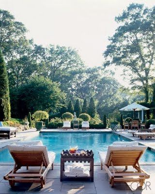 Seating for Two Pool via Pinterest