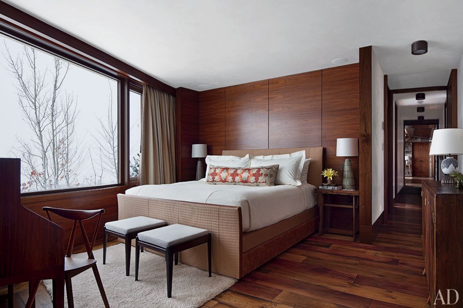 A modern guest room designed by Studio Sofield