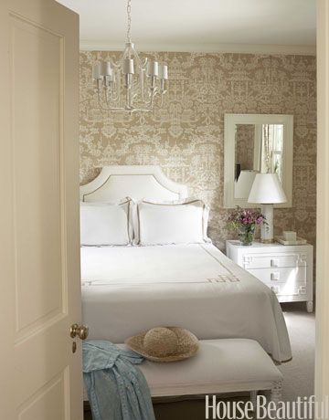Bedroom by Meg Braff via House Beautiful