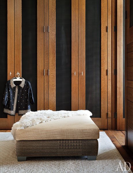 Dressing Room of Aspen Home designed by Studio Sofield