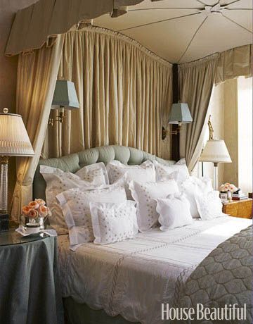 Gorgeous Bed via House Beautiful