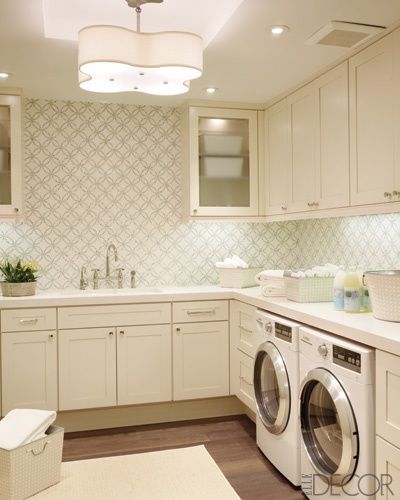Large and functional laundry room