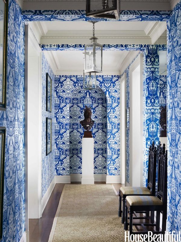 Tom Scheerer Hallway via House Beautiful