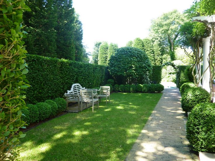 Boxwood Garden and Bench