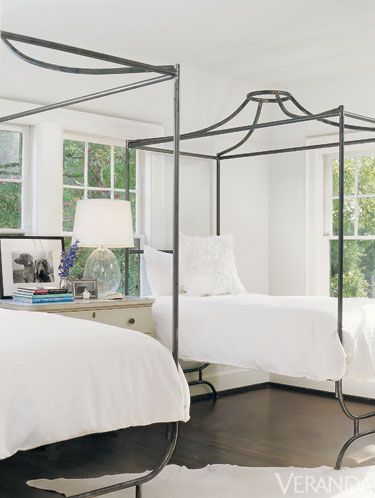 Mary Clark designed this lovely Twin Bedroom via Veranda