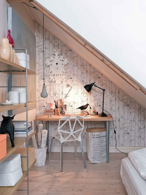 Silje Aune Eriksen Desk Nook via Elle Decoration