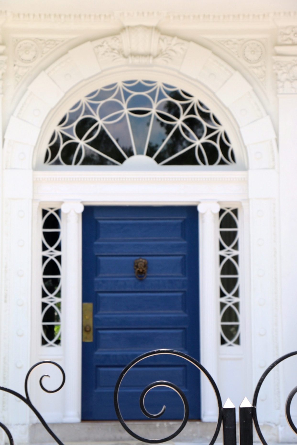 TPB blue front door in Charleston