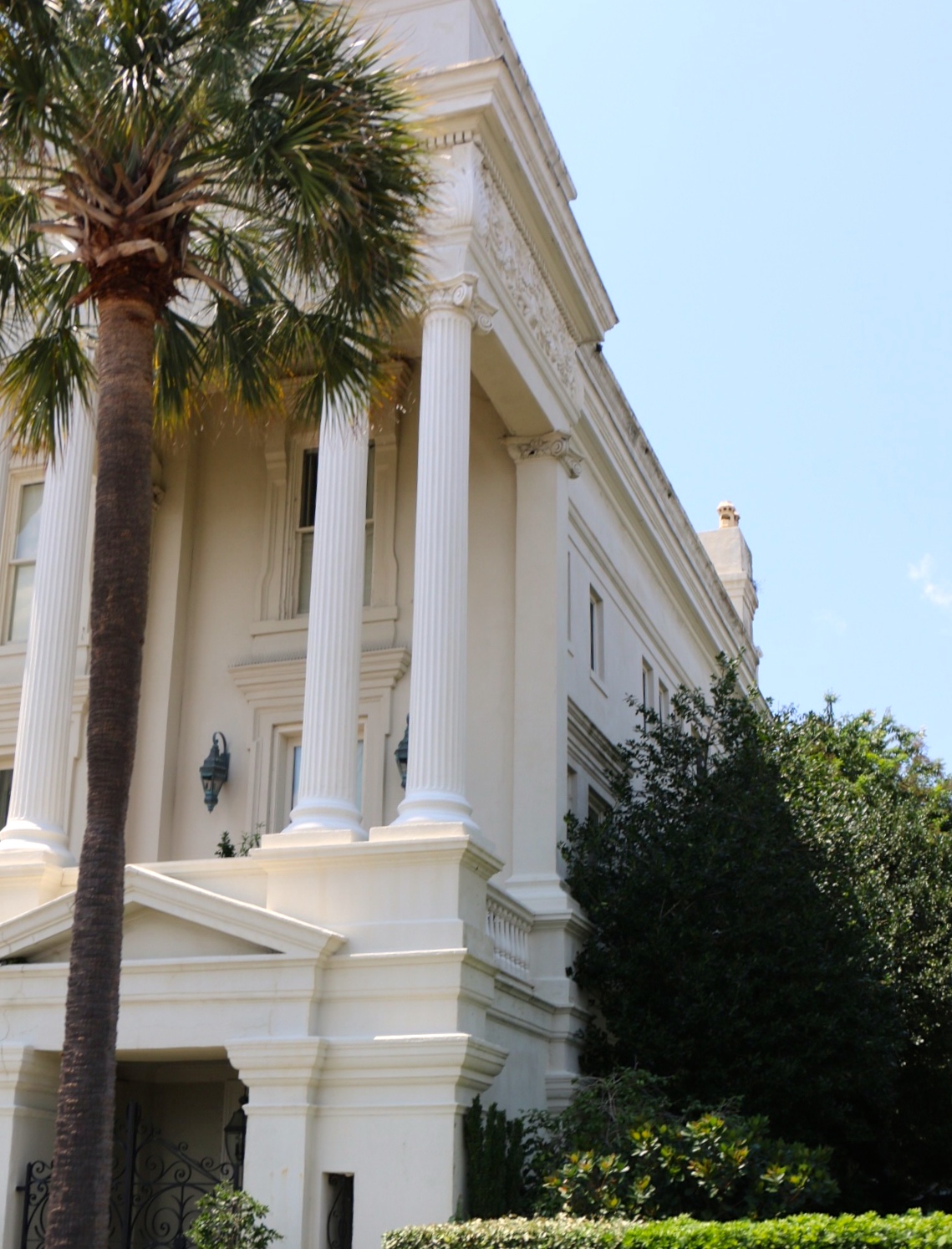 TPB stately columns in Charleston