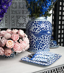 Tory Burch Blue and White Tabletop Collection