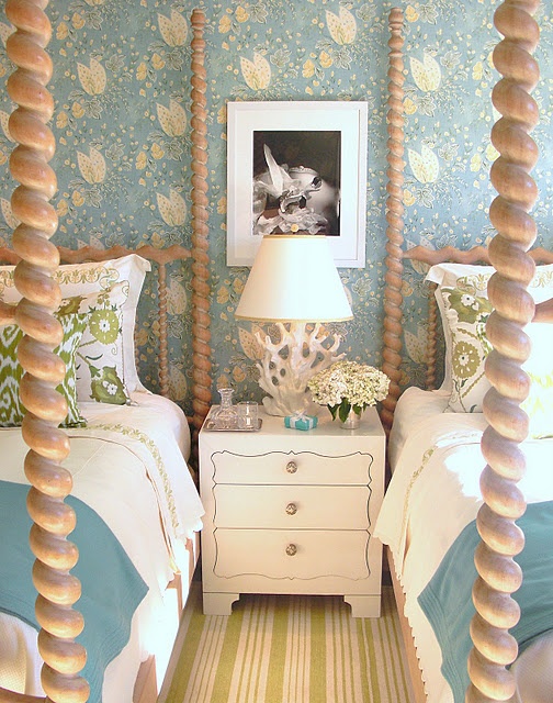 Twin Bedroom in Elle Decor Showhouse