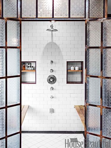 A Spanish Revivial Bathroom by Deirdre Doherty via House Beautiful