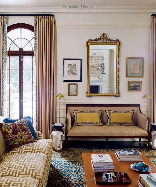 A fantasitcally patterned and collected room by Katie ridder via her book Rooms