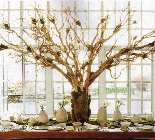 A stunning tablescape by Donna Karan via House Beautiful