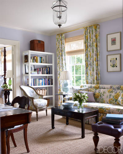 A sweet sitting area in Nashville by Brookschmidy and Coleman in Elle Decor