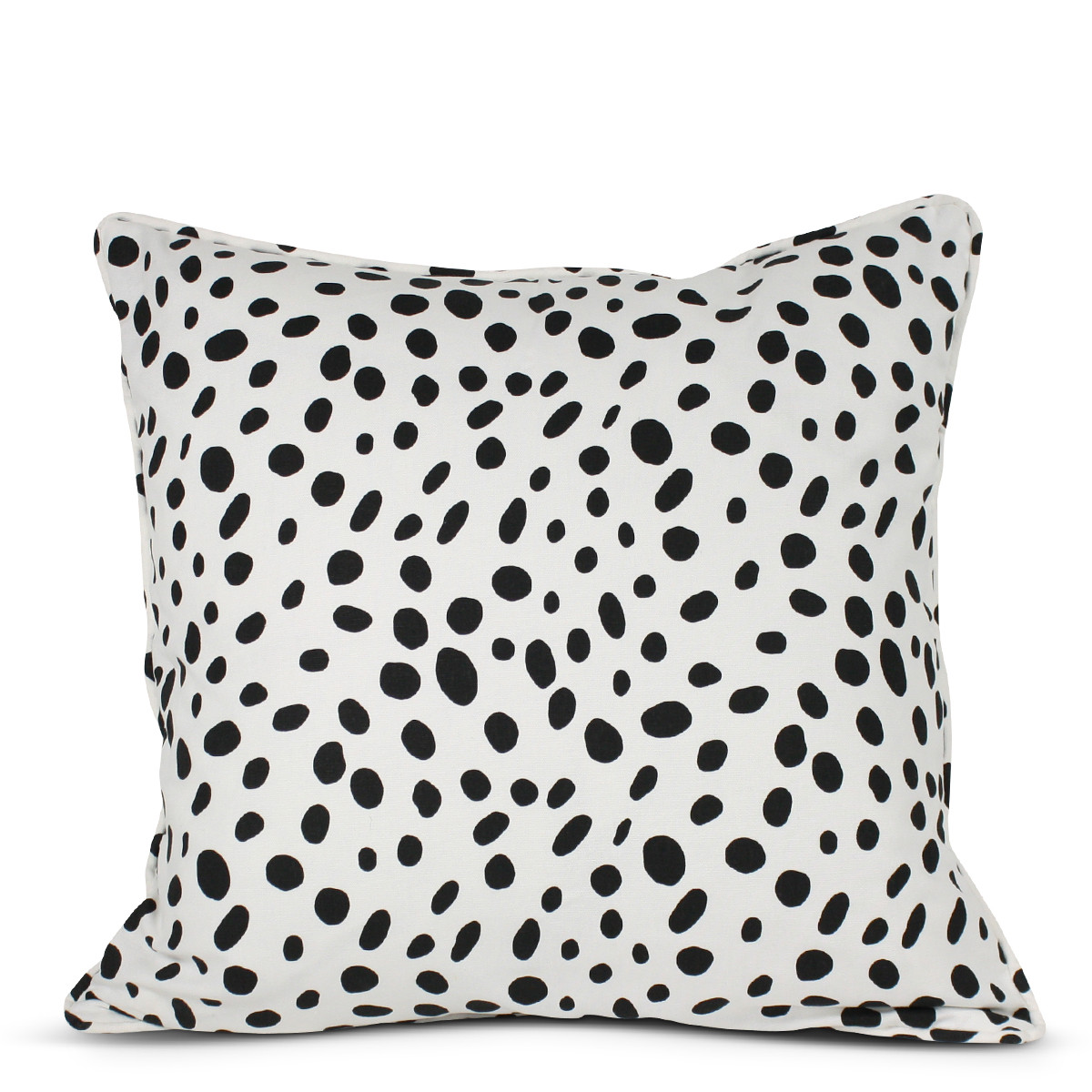 Black and White Spotted Pillow from Furbish Studio