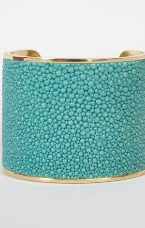 Taylor and Tessier Blue Stingray Cuff