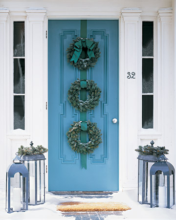 Blue door via Martha Stewart