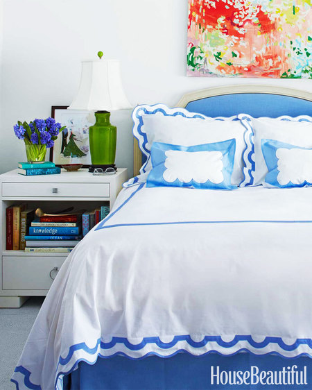 Manhattan Bedroom by Lilly Bunn in House Beautiful
