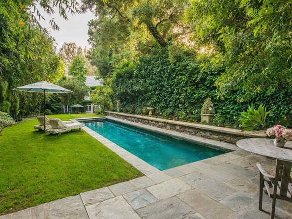 Pool of Jennifer Lawrence LA Home via Lonny