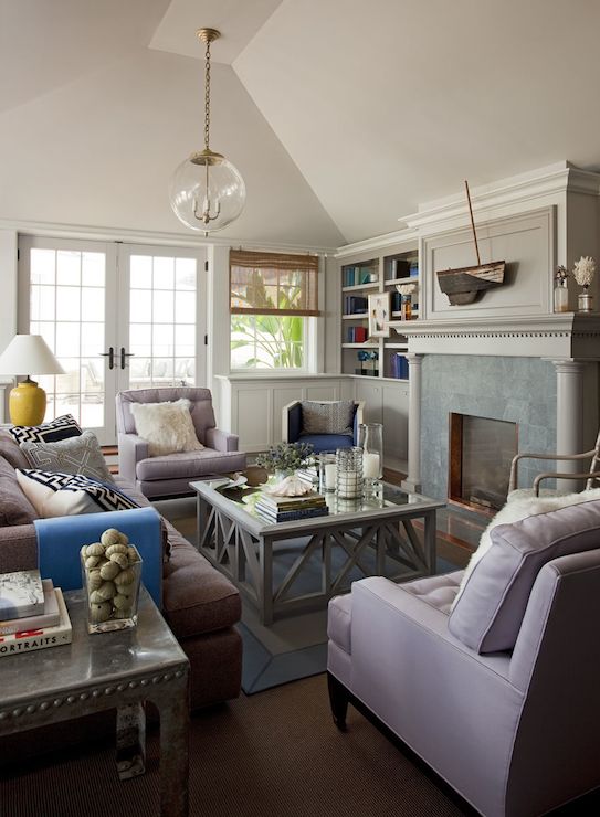 Philip Gorrivan chic and easy living room via Decor Pad