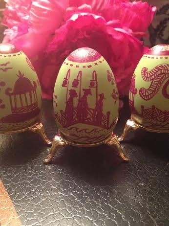 Chinoiserie Eggs by Dana Mahnke on Etsy Indigo Home 2
