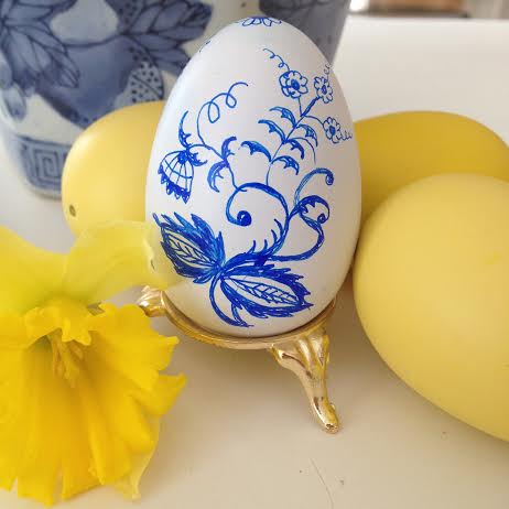 Hand Painted Eggs by Dana Mahnke on Etsy Indigo Home
