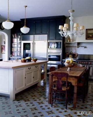 OpenFridge in this kitchen via Elle Decor