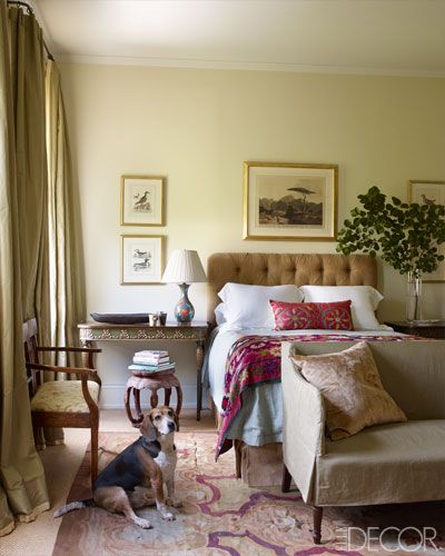 Julia Reeds Guest Bedroom via Elle Decor