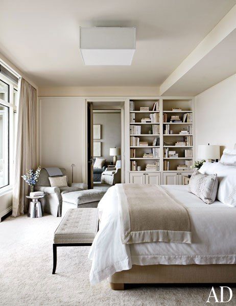 Master bedroom by Victoria Hagan in Milwaukee via AD