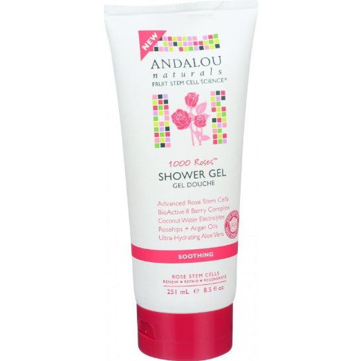 Andalou Naturals 10000 roses shower gel