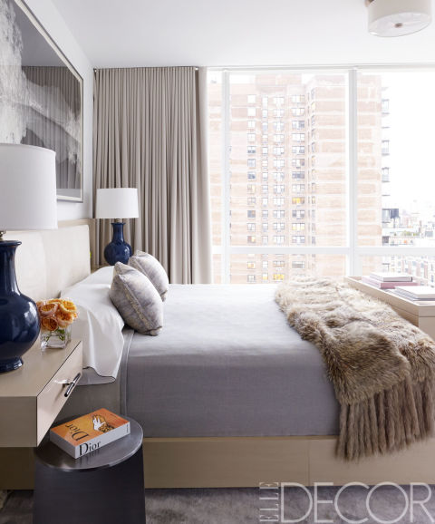 Russell Groves designed Manhattan bedroom via Elle Decor