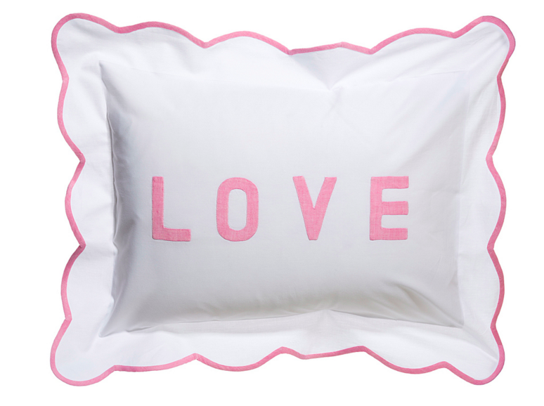 LOVE pillow Charmajesty Linens