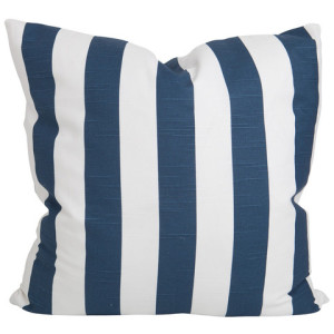 Nacy and White Stripe Pillow via Society Social