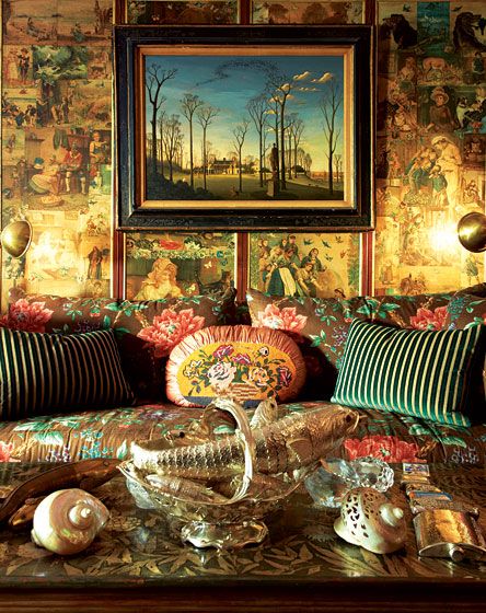 Gloria Vanderbilts bedroom via New York magazine
