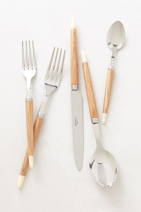 flatware from Anthropologie Northpark