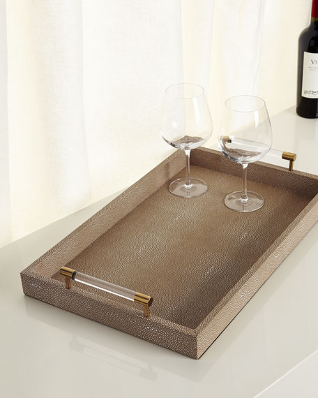 Faux Shagreen Tray from Horchow