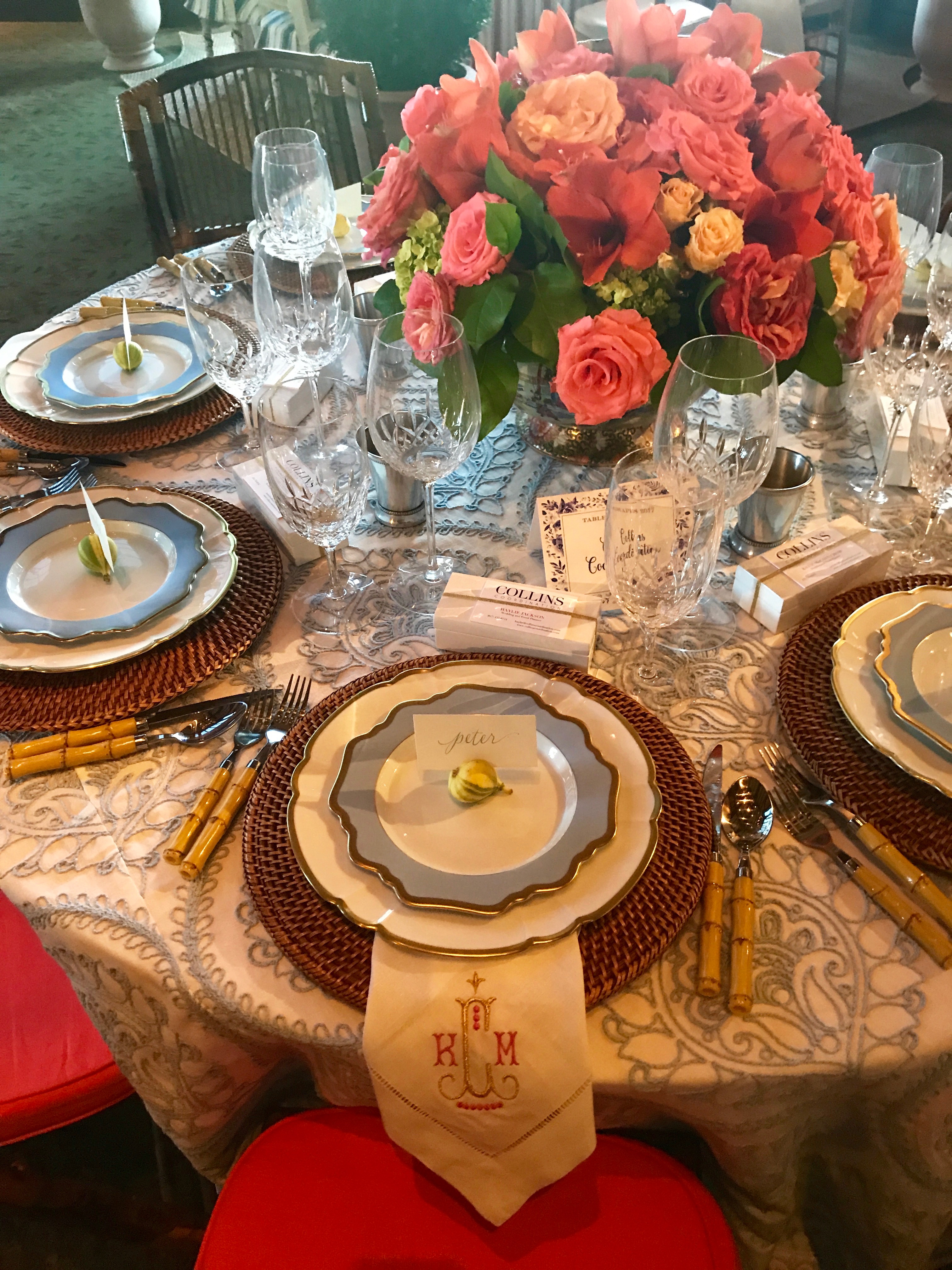 KKG Tablescapes 2017 photo by the potted boxwood 12