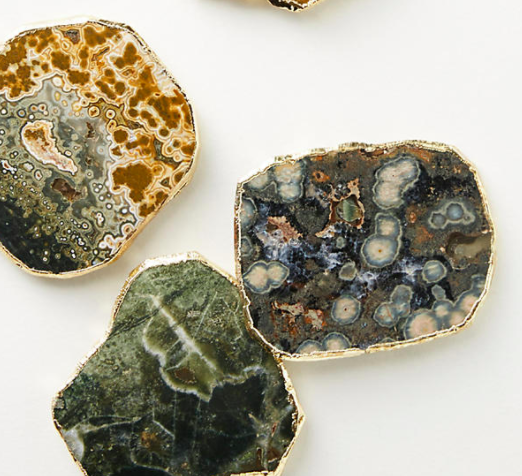 Agate Coasters Anthropologie