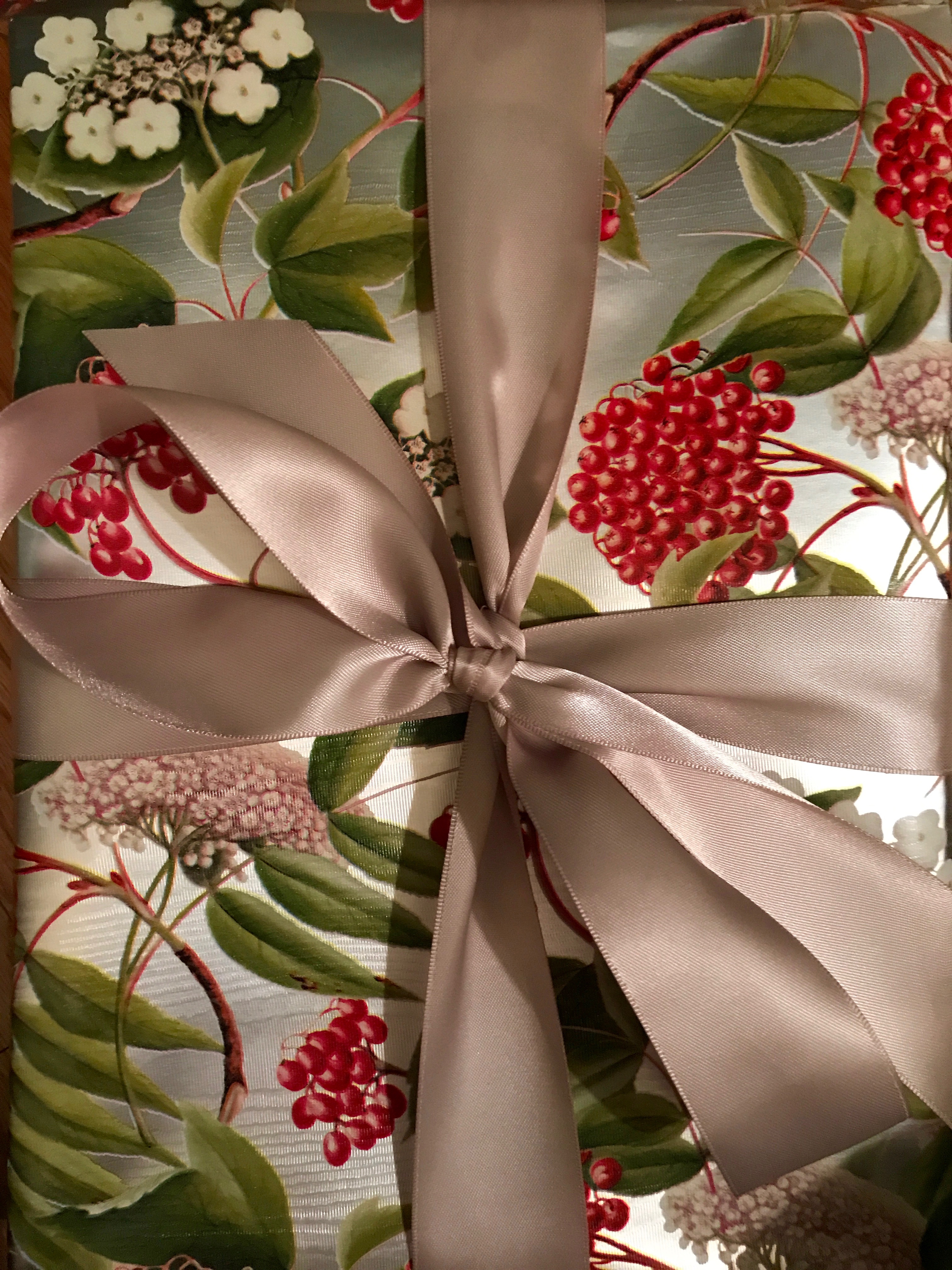 Caspari gift wrap for The Potted Boxwood 4