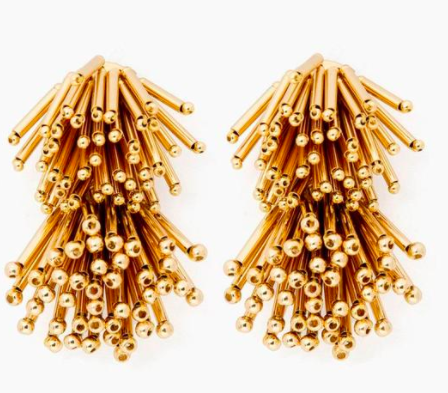 Gold Fireworks Earrings