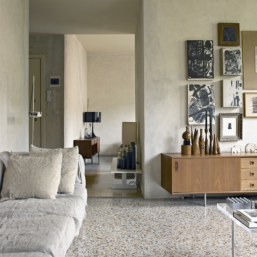 Terrazzo floors via Elle Decoration UK