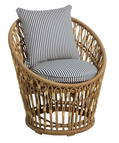 Palm Wicker Chair