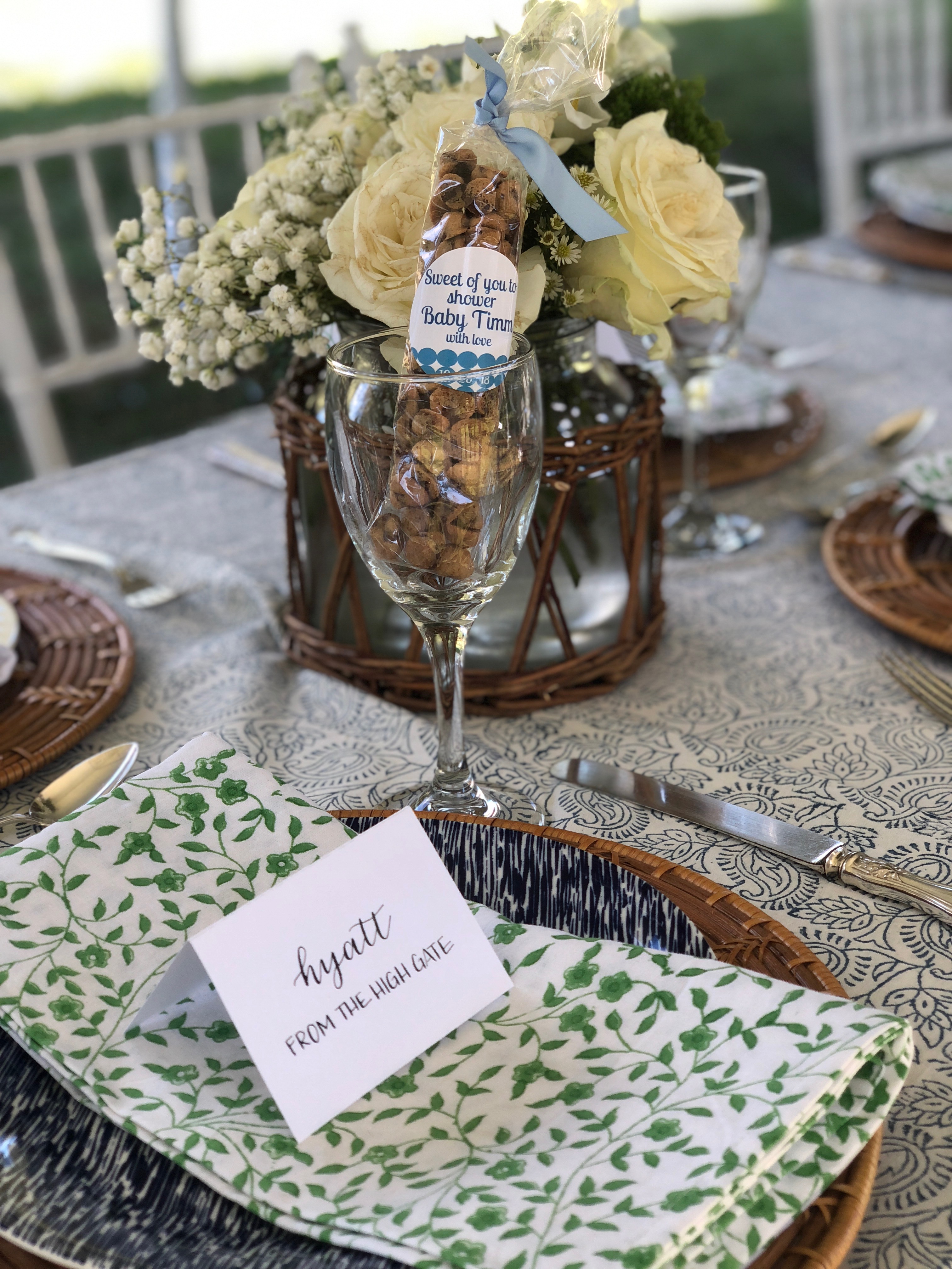 baby shower by Christina Dandar for The Potted Boxwood