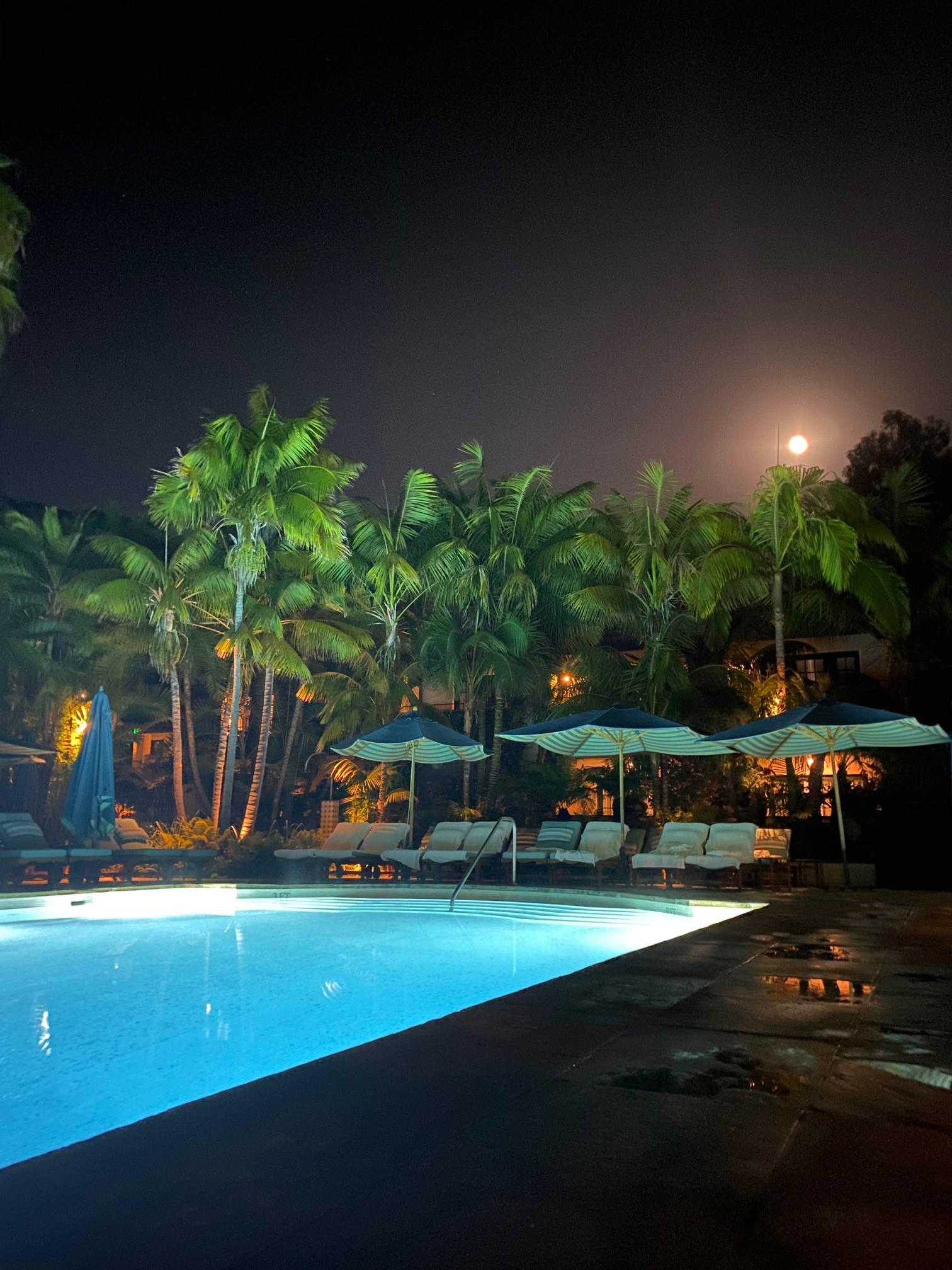 FS Santa Barbara Pool at Night